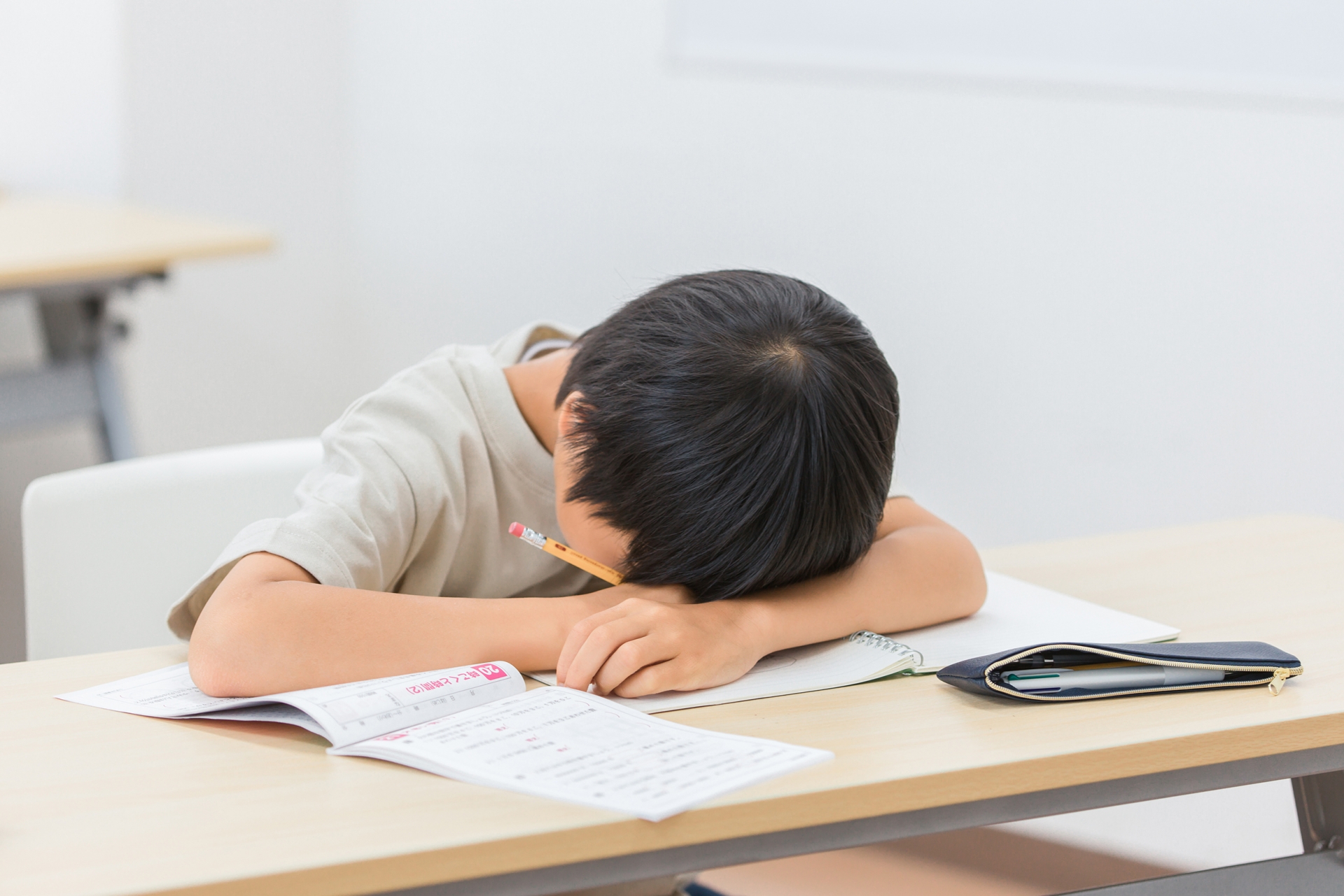 勉強のやる気がなくなってしまった子どもの様子